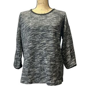 Madewell EC  Monochrome cotton Knit Sweater. Size medium